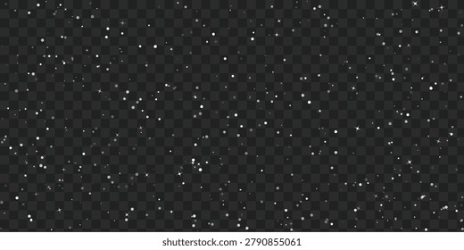 Dark glitter sparkle background with glowing particles luxury texture festive night effect and elegant decorative design resource