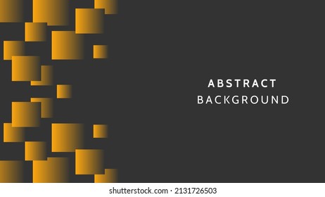 Dark gold abstract background vector stock