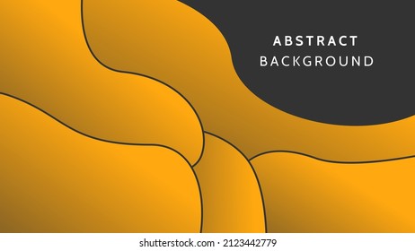 Dark Gold Resumen tecnología geométrica de diseño corporativo de fondo premium
