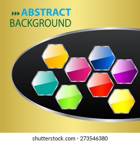 dark gold color Light Abstract Technology background computer graphic website internet and business. circuit. vector illustration. text box. Brochure. card. banner flyer magazine. Design label. 