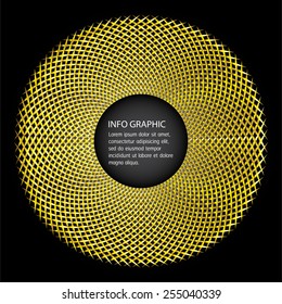 Dark gold Light Abstract Technology background for computer graphic website internet. text box. Brochure. card.