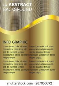 dark gold silver Light Abstract Technology background computer graphic website internet and business. vector illustration. text box. Brochure. card. banner flyer magazine. Design label.