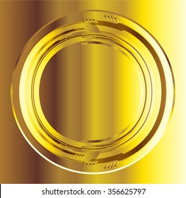 Dark gold silver Light Abstract Technology background for computer graphic website internet business. circuit. vector illustration. infographics.