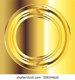 Dark gold silver Light Abstract Technology background for computer graphic website internet business. circuit. vector illustration. infographics.