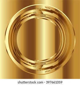 Dark gold silver Light Abstract Technology background for computer graphic website internet business. circuit. vector illustration. infographics.