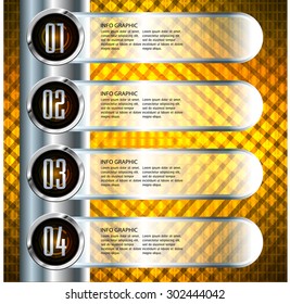 dark gold silver Web Design Website Elements Template for graphic internet. text box. label. info graphics. metal. card. pixel. Metals, alloys, steel, aluminum. button