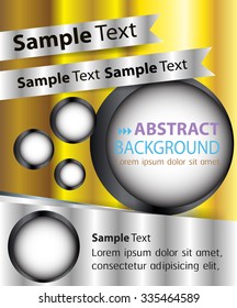 dark gold silver Web Design Website Elements Template for graphic internet. text box. label. infographics. metal. card. pixel. Metals, alloys, steel, aluminum. button. book. magazine