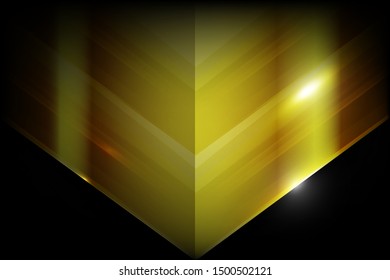 Dark and golden overlap element abstract background vector illustration eps10