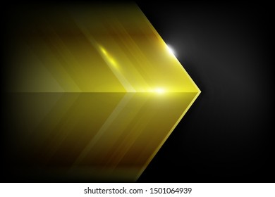 Dark and golden overlap element abstract background vector illustration eps10