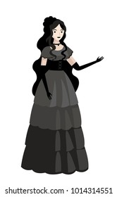 dark gothic woman