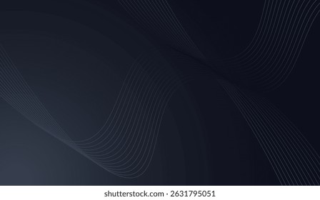 Dark Gradient Background with Flowing Lines - A Sophisticated and Modern Design with Subtle Texture for Website Headers and Digital Art Projects 150 Characters