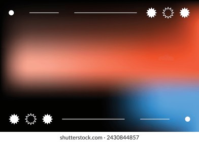 Dark Gradient background in minimalist style