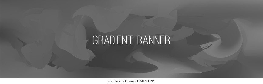 Dark gradient banner. Stylish presentation template. You can use it also as flyer, brochure, corporate report, marketing, annual report, banner or as simple banner for social networks.