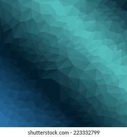Dark gradient colored polygonal vector background 