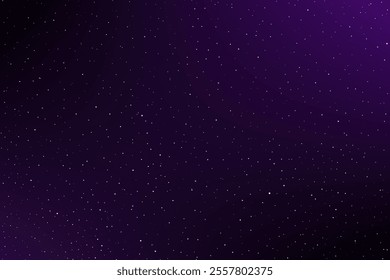 Dark gradient galaxy vector background, starry sky night galaxy wallpaper design