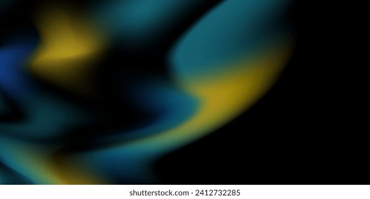 Dark gradient. Multi-colored smoke effect. Northern Lights. Unusual abstract background. Wallpaper or cover