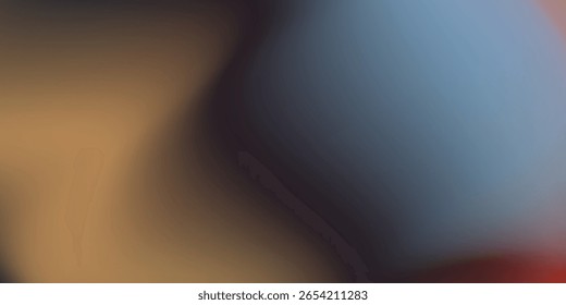 Fundo escuro e granulado com textura ruidosa vermelha, azul e dourada. Perfeito para cartazes, banners e gráficos de movimento. Ideal para design de capa de site ou revista com uma aparência abstrata texturizada.