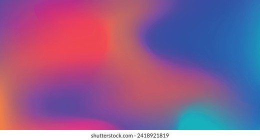 Fondo de la ola de gradiente de color granulado oscuro, color verde azul violeta rojo color verde pancarta carátula diseño abstracto