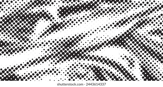 Fondo de onda de gradiente de color granulado oscuro, púrpura rojo amarillo azul verde colores banner portada de póster diseño abstracto, espacio de copia negro.