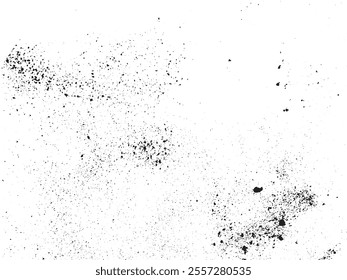 Dark grainy grunge texture weathered effect vector black background illustration