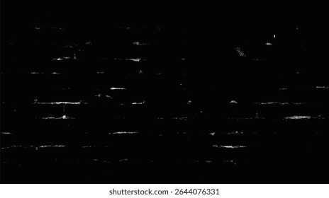 a dark and grainy texture featuring horizontal lines and scattered white specks against a black background