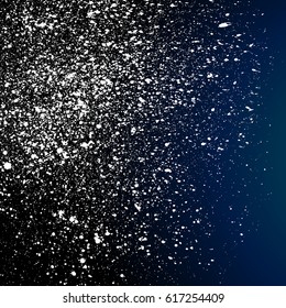 Dark grainy texture on black background. Vector illustration.