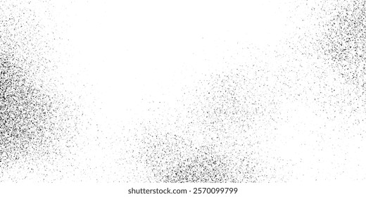 Dark grainy texture on white background.dust overlay textured.