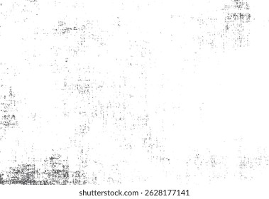Textura granulada oscura en blanco Vector de textura urbana grunge semitono sutil. Grunge fondo de blanco y negro