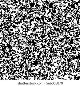 Dark grainy texture on a white background. Vector