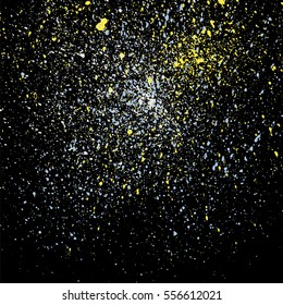Dark Grainy texture for your personal design. Vector illustration.