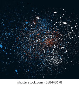 Dark Grainy texture for your personal design. Vector illustration.