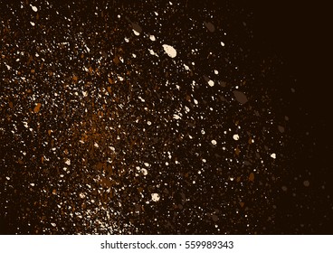 Dark Grainy texture for your personal design. Vector illustration.