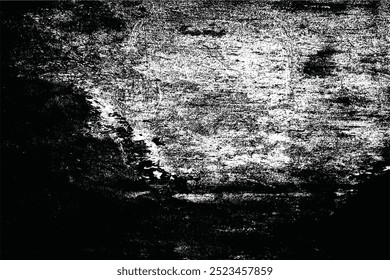 Dark and Grainy Textures: Black and White Abstract Backgrounds, Grunge Overlays, and Aged Wall Patterns