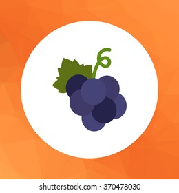 Dark grape bunch icon