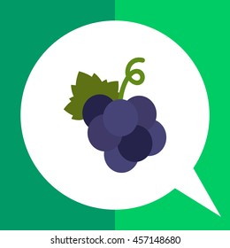 Dark grape bunch icon