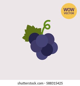 Dark grape bunch icon