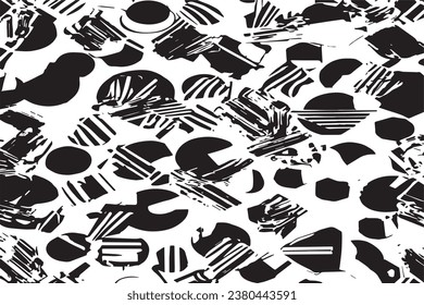 dark graphic vector, black texture on white background