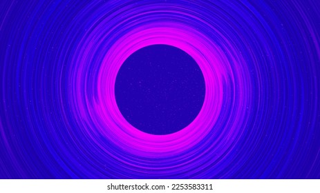 Dark Gravity Spiral Black hole on Galaxy background with Milky Way spiral,Universe and starry concept design,vector