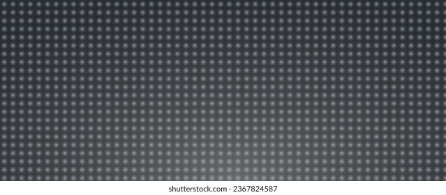 Dark gray abstract wide horizontal banner with hexagon carbon fiber grid and blue glowing lines. Technology vector background with blue neon lines