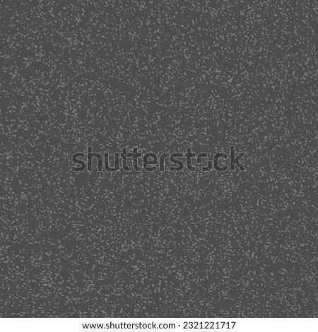 Dark gray asphalt texture. Road surface with stone grain tarmac effect in top view. Black grunge dirty noice pattern. Vector illustration