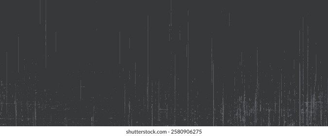 Dark gray background with a grunge style. The background features a textured, scratched look. Gray color enhances the background's depth. Minimal distressed grunge texture background vector