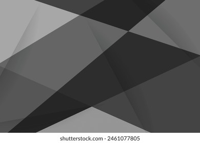 dark gray black abstract background Geometric pattern shapes, lines, triangles, polygons