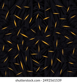 fondo negro gris oscuro despojado de Vector dorado
