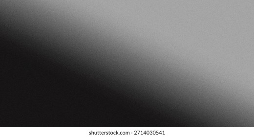 Dark gray black grainy background noise texture monochrome gradient for web banner header poster backdrop design