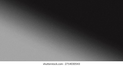 Dark gray black grainy background noise texture monochrome gradient for web banner header poster backdrop design