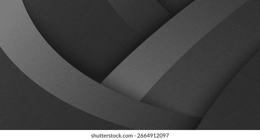 Fondo abstracto blanco y negro gris oscuro. Formas de patrón geométrico. Líneas, cuadrados, curvas, esquinas. Gradientes. Sombras. Mate. Efecto 3D. Textura áspera y gruesa. Diseño.