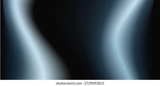 Fundo granulado de gradiente de cor cinza escuro, ponto iluminado em preto, efeito de textura de ruído, tamanho de banner largo