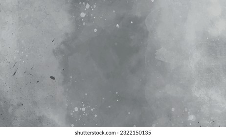 vector de fondo de textura de pared de concreto gris oscuro. textura de fondo de color de fondo para el cartel. Resumen del viejo diseño de arte de fondo gris. Paredes de cemento de estilo moderno y fondo y textura. Pintar filtraciones.