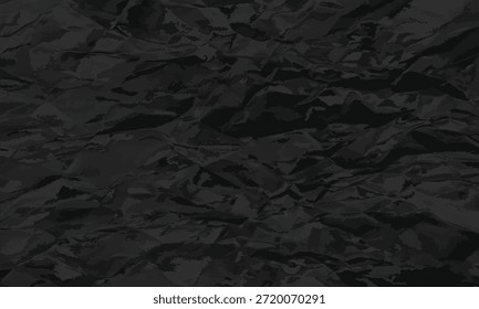 Fondo de textura de papel arrugado gris oscuro que crea un efecto de superficie visual malhumorado y envejecido