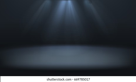 Dark Gray Empty Studio Room Background With Lighting